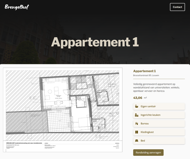 Breugelhof Leuven website
